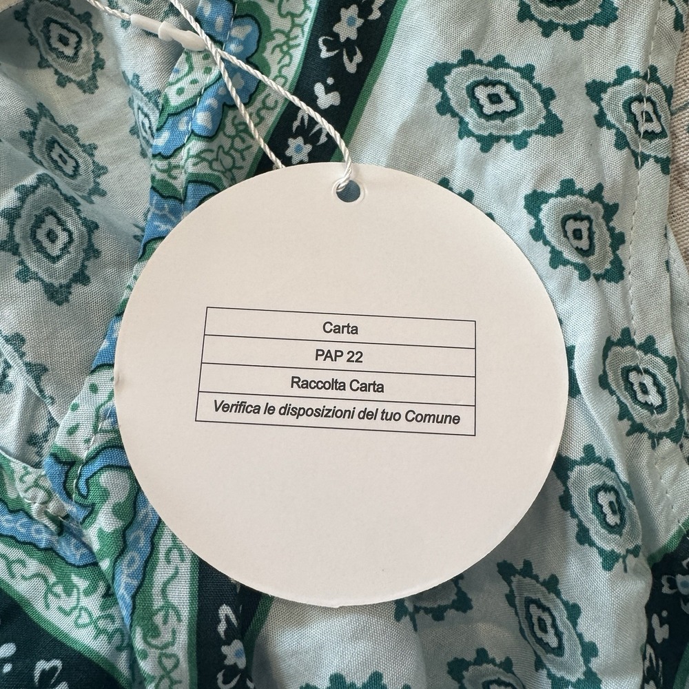 Elegant Teal and White Midi Dress - Picture 9 of 16